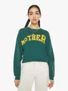 Mother The Drop Square Sweatshirt In Green