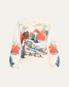 Mother The Drop Square Cabin Fever Shirt In Cabin Fever