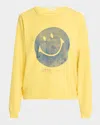 Mother The Drop Square Printed Cotton-jersey Sweatshirt In Its Ok