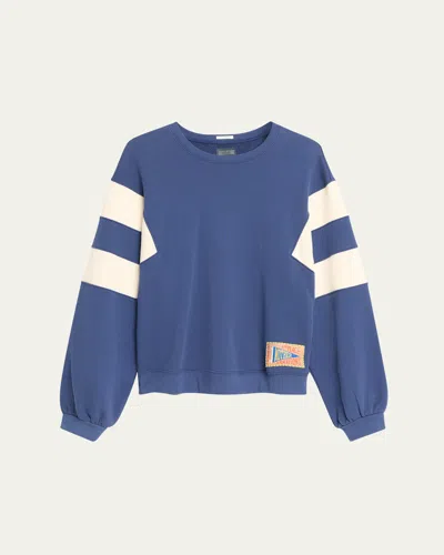 MOTHER THE DROP SQUARE INSET SWEATSHIRT