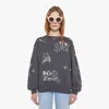 Mother The Drop Square Inset Wild Ones Shirt In Gray