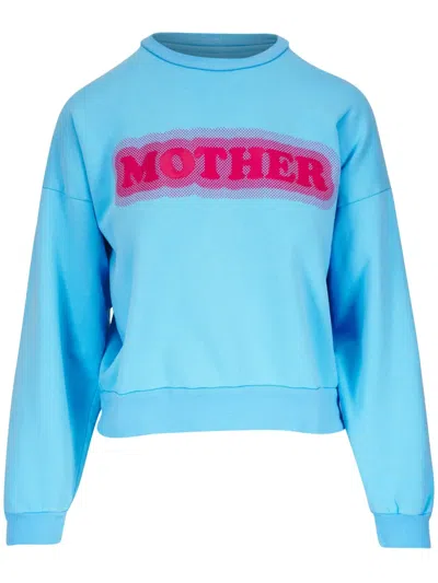 Mother The Drop Square Pullover In Blau