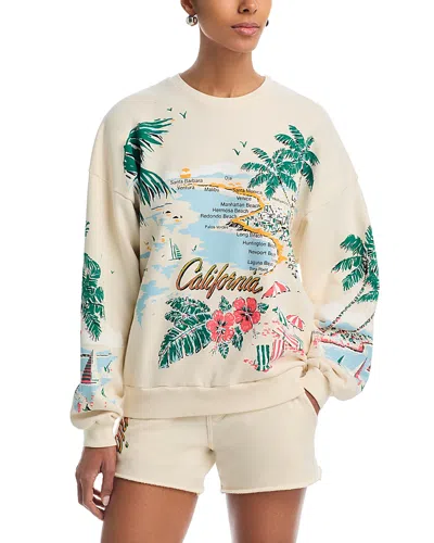 Mother The Drop Square Sweatshirt In Multi