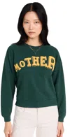 Mother The Drop Square Sweatshirt In  Arch