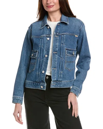 Mother The Duo Jacket In Blue