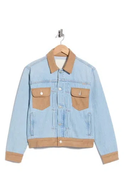 Mother The Dynamic Duo Denim Jacket In Few And Far Between