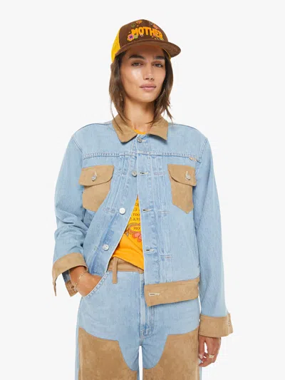 Mother The Dynamic Duo Few & Far Between Jacket In Blue