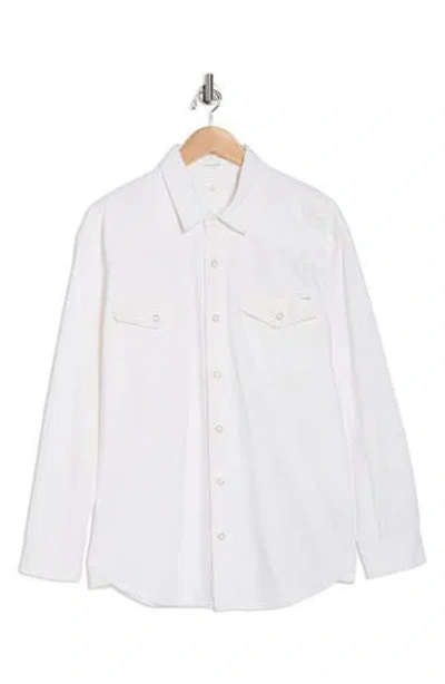 Mother The Exes And Ohs Button-up Shirt In White