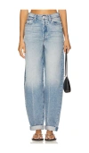 Mother Pipe-dream Button Sneak Fray Jeans In Blinded By The Dark