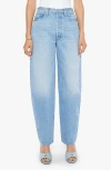 Mother The Ditcher Crop Straight Leg Jeans In Funk N Flair