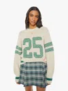 Mother The Fisherman Concert Birds Eye View Sweater In Green