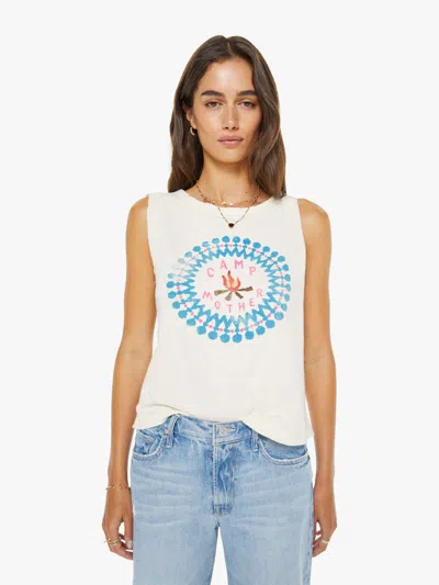 Mother The Flirt Squad Antique Jeans In White