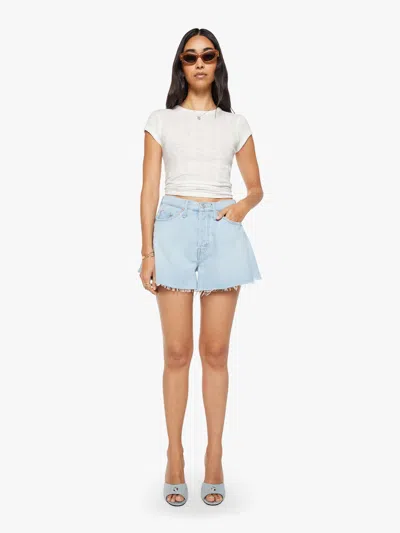 Mother The Flutter Shorts Fray Shaken Not Stirred In Blue