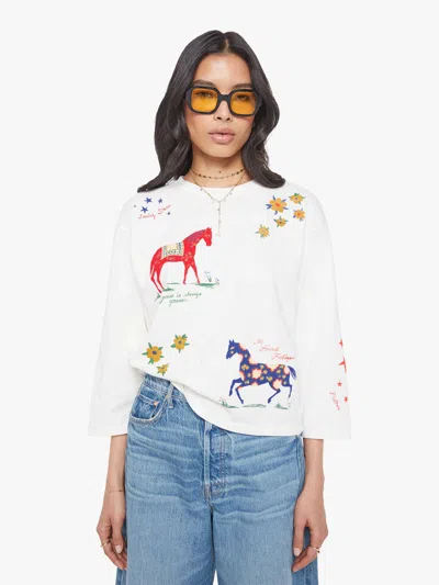 Mother The Footballer Whenever T-shirt In White