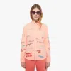 Mother The Foxy Boxy Dear Diary Shirt In Orange