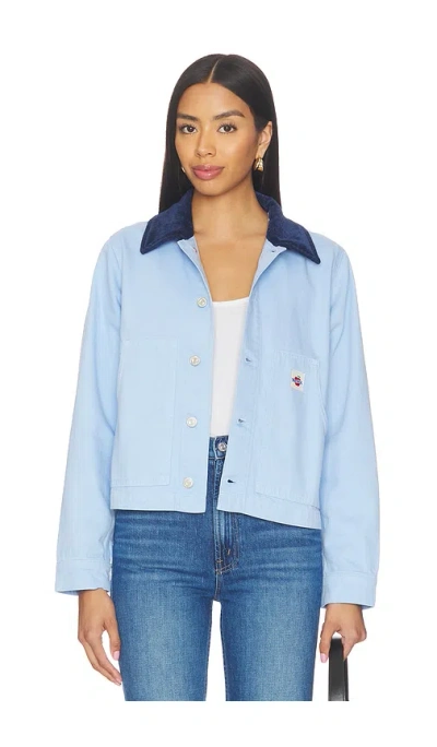 Mother The Frontline Jacket In Blue