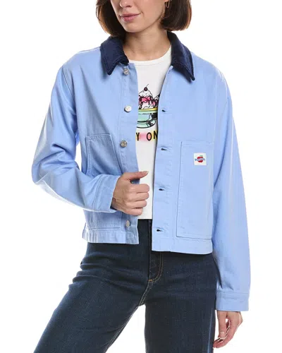 Mother The Frontline Jacket In Blue