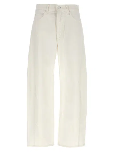 Mother 'the Full Pipe Ankle' Jeans In White