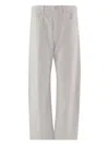 Mother Wide Leg Cotton Denim Jeans