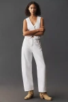 Mother The Full Pipe Flood High-rise Barrel Jeans