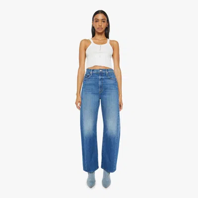 Mother The Full-pipe Flood It's A Small World Pants In Blue