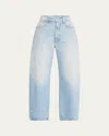 Mother The Full Pipe Flood Jeans In Back Pedal