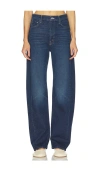 Mother The Full-pipe Skimp Jeans In Blue