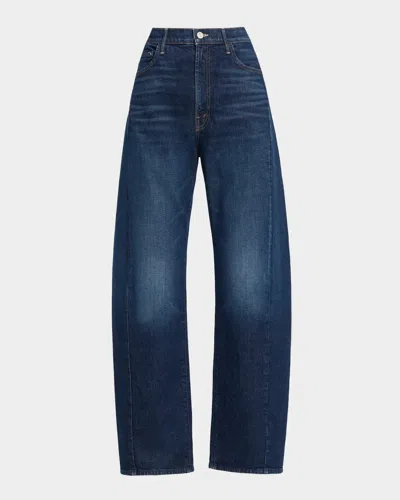 Mother The Fullpipe Skimp Jeans In Blue