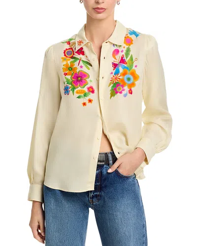 Mother The Gathered Honey Shirt In Multi