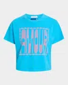 Mother The Grab Bag Crop T-shirt Amour T-shirt In Amour