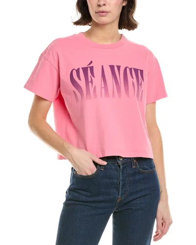 Mother The Grab Bag Crop T-shirt In Pink