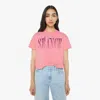 Mother The Grab Back Crop T-shirt In Red
