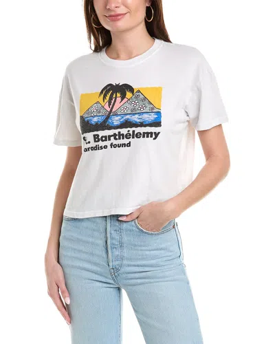 Mother The Grab Bag Crop T-shirt In White