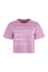 Mother The Grab Cotton Crew-neck T-shirt