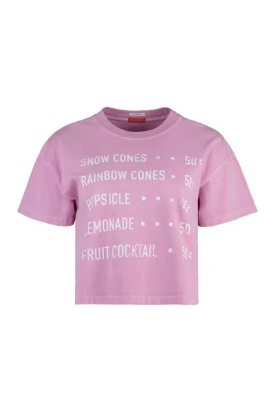 MOTHER MOTHER THE GRAB COTTON CREW-NECK T-SHIRT