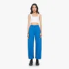 Mother The Half-pipe Ankle Cuff Fray Mikonos Pants In Blue