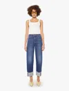 Mother The Half-pipe Ankle Cuff Fray Perfectly Imperfect In White