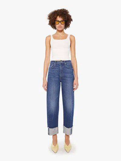 Mother The Half-pipe Ankle Cuff Fray Perfectly Imperfect In White