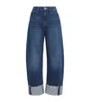 Mother The Half-pipe Ankle-cuff Jeans In Blue