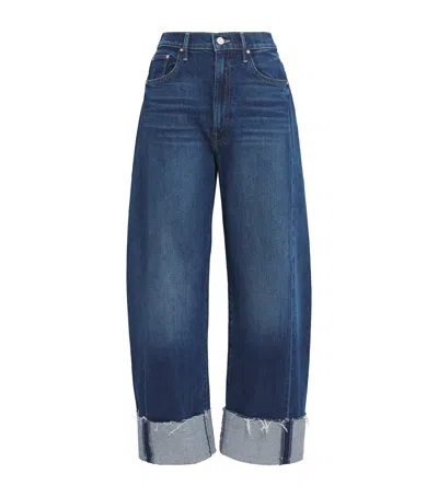 Mother The Half-pipe Ankle-cuff Jeans In Blue