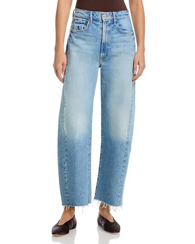 Mother The Half Pipe Ankle Fray Jeans In California In Blue