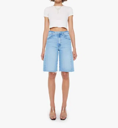 Mother The Half-pipe Bermuda In Light Blue