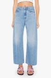 Mother The Half Pipe Sneak Jeans In Material Girl