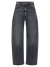 Mother The Half-pipe Flood Jeans In Blue