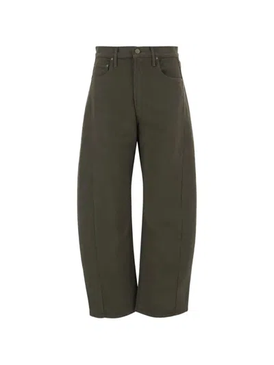 Mother `the Half Pipe Flood` Jeans In Green