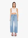 Mother The Half Pipe Sneak Jeans In Blue