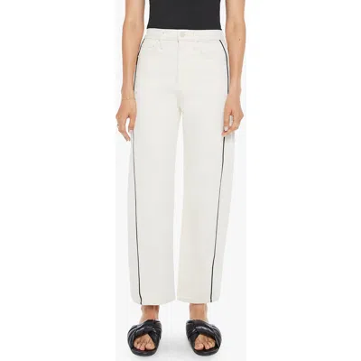 MOTHER MOTHER THE HALF PIPE HIGH WAIST WIDE LEG ANKLE JEANS