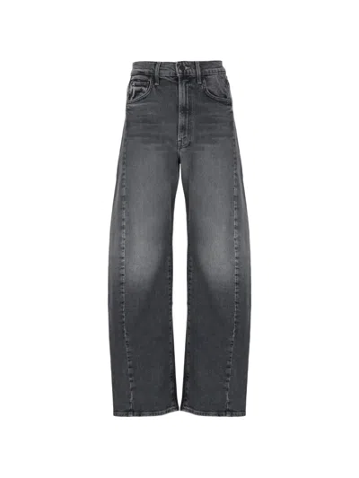 Mother The Half Pipe Jeans In Gray