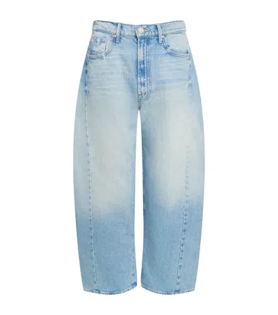 Mother The Half-pipe Wide-leg Jeans In Blue