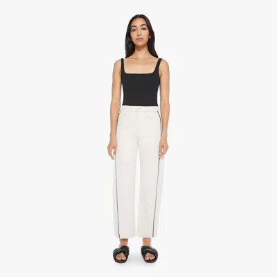 MOTHER THE HALF-PIPED ANKLE ACT NATURAL IN WHITE - SIZE 31